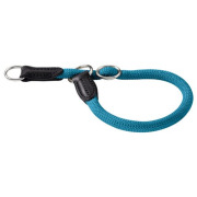 Collier rond en corde Freestyle bleu pour chien Hunter