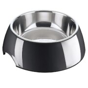 Gamelle ronde mélaminé DESIGN noire