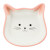 Gamelle visage, design, céramique pour chat