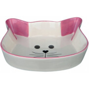Gamelle visage, design, céramique pour chat