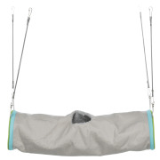 Tunnel brun douillet pour rat et furet