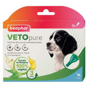 Pipettes anti puce chiot répulsives Vetopure