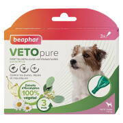 Pipettes répulsives antiparasitaires Veto Pure petit chien