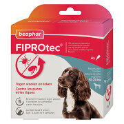 Pipette anti-tique et anti-puce Fiprotec chien moyen
