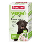 Vermipure pour chien comprimés purge aux plantes Beaphar