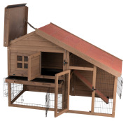 Clapier pour petits animaux avec cour extérieure