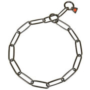 Collier étrangleur Moyen en acier noir