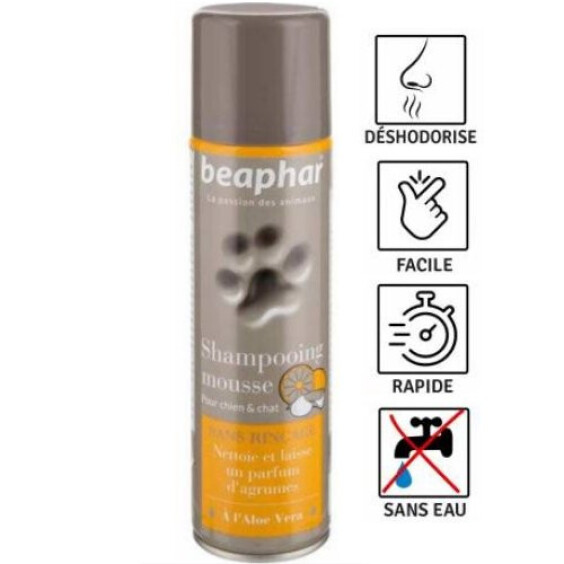 Shampoing mousse sans rinçage Beaphar