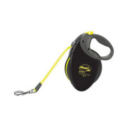 FLEXI Laisse Giant Pro Néon noire 10 m