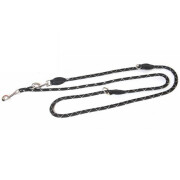 Laisse 3 positions ajustable Julius noir