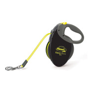 Laisse enrouleur gros chien Pro Néon jaune 8 m