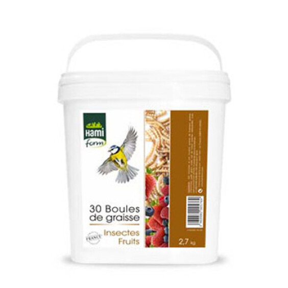 Hami Form Boules de graisse insectes et fruits 30 boules