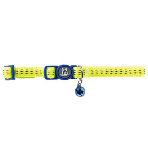 Collier clochette anti-étranglement Turin jaune chat Hunter