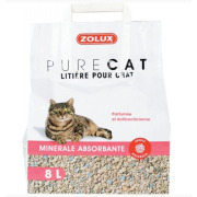 Litière chat minérale absorbante 8 l