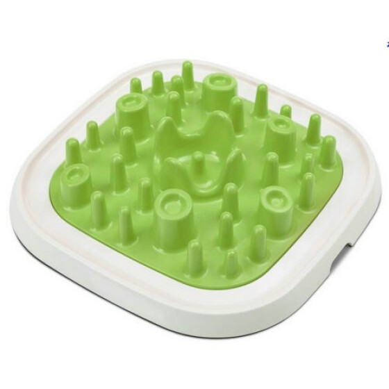 Gamelle anti-glouton grande verte