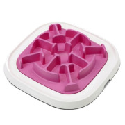 Gamelle anti-glouton médium rose