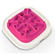 Gamelle anti-glouton médium rose