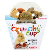 Friandises pour rongeur Crunchy Cup nature carotte luzerne