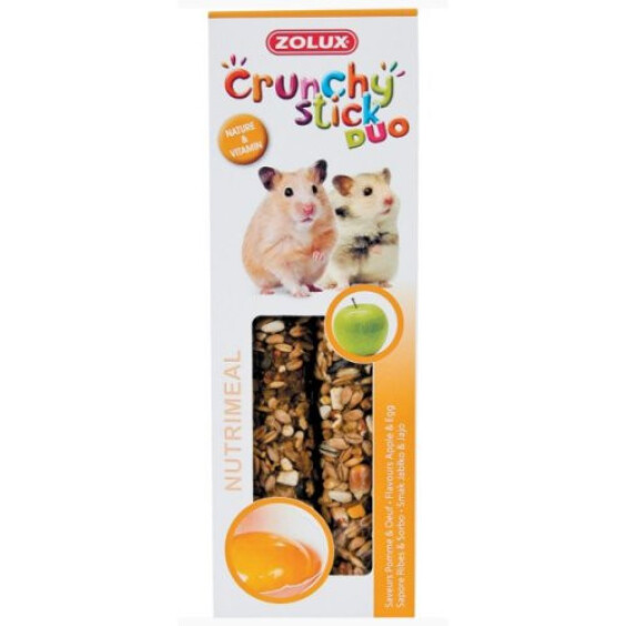 Friandises Crunchy Sticks Duo pomme oeuf
