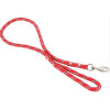 Longe ronde en corde rouge pour chien