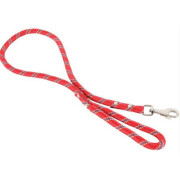 Longe ronde en corde rouge pour chien