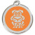Médaille Red Dingo orange motif Chien