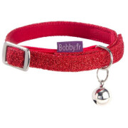 Collier chat Disco rouge