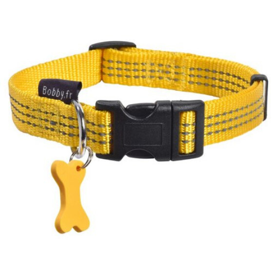 Collier chien Safe jaune