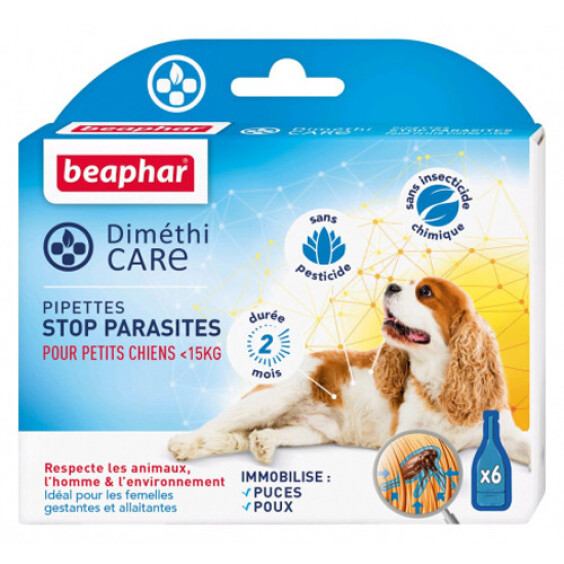 Pipette Diméthicare pour petit chien et chiot Beaphar