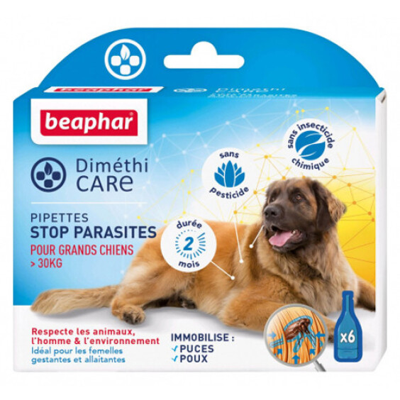 Pipette Diméthicare pour grand chien Beaphar