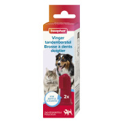 Beaphar Brosse à dents doigtier pour chien et chat