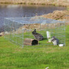 Enclos lapin métal XXL avec toit