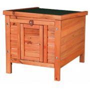 Cabane pour lapin et cochon d'Inde en pin