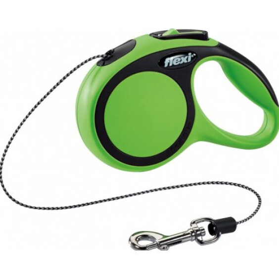 FLEXI Laisse rétractable cordon New Comfort vert XS