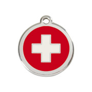 Médaille ronde motif Suisse