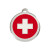 Médaille ronde Red Dingo drapeau Suisse