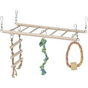 Pont suspendu rongeur avec échelle