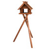 Mangeoire oiseaux Natura chalet avec pied