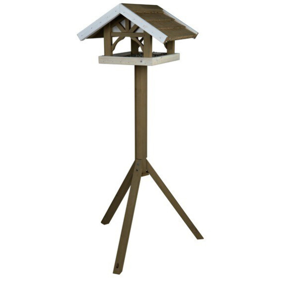 Mangeoire pour oiseaux plate sur pied