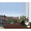 Filet de protection chat en polyéthylène au rouleau 75 m x 2 m