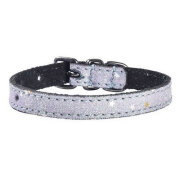 Collier mini chien Cosmos gris