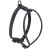 Harnais petit chien Cosmos noir