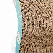 Griffoir pour chat Vague Mimi bleu