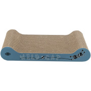 Griffoir chat carton avec herbe à chat