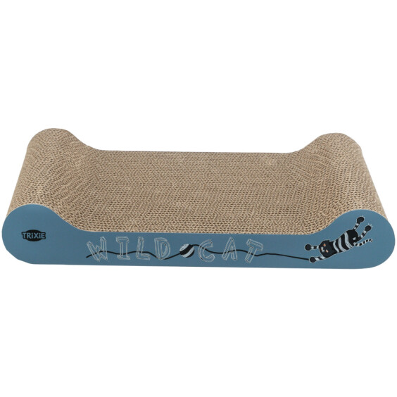 Griffoir chat carton avec herbe à chat