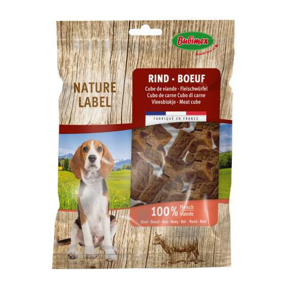 Friandises chien morceaux de boeuf 150 g Bubimex