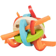 Balle de jeu et snack pour lapin