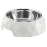 Gamelle pour chien et chat design Kimberley blanc