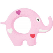 Jouet chiot éléphant rose