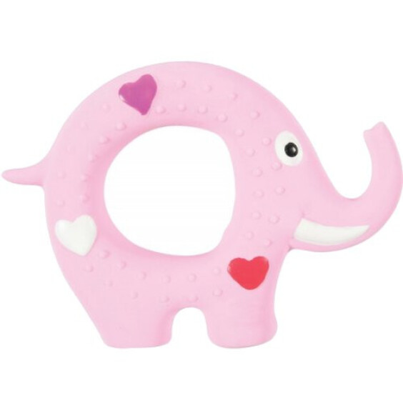 Jouet chiot éléphant rose